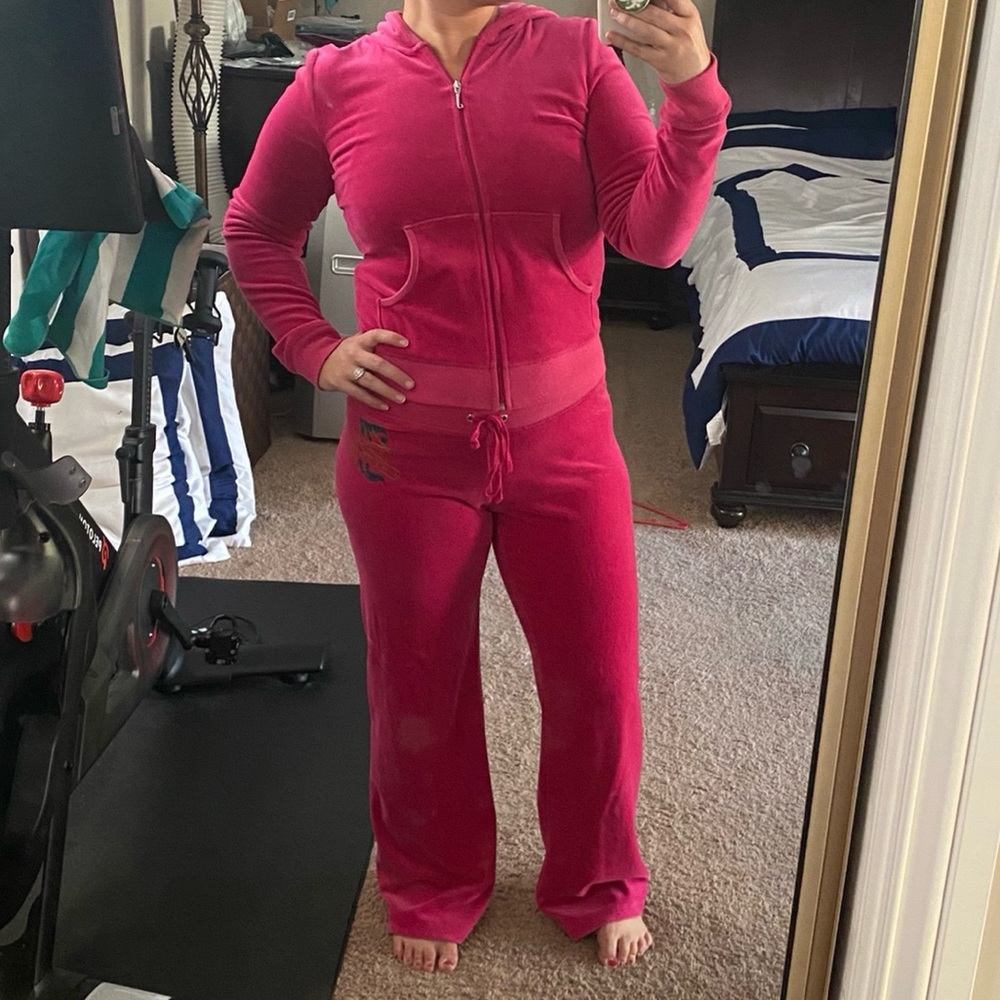 VINTAGE JUICY COUTURE VELOUR TRACKSUIT SET